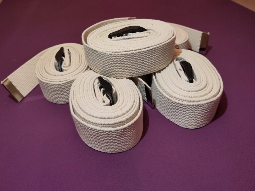 Sangles Réglables Pour Tapis De Yoga QEXUJOW - Transport Facile, Fitness, Pilates, étirements