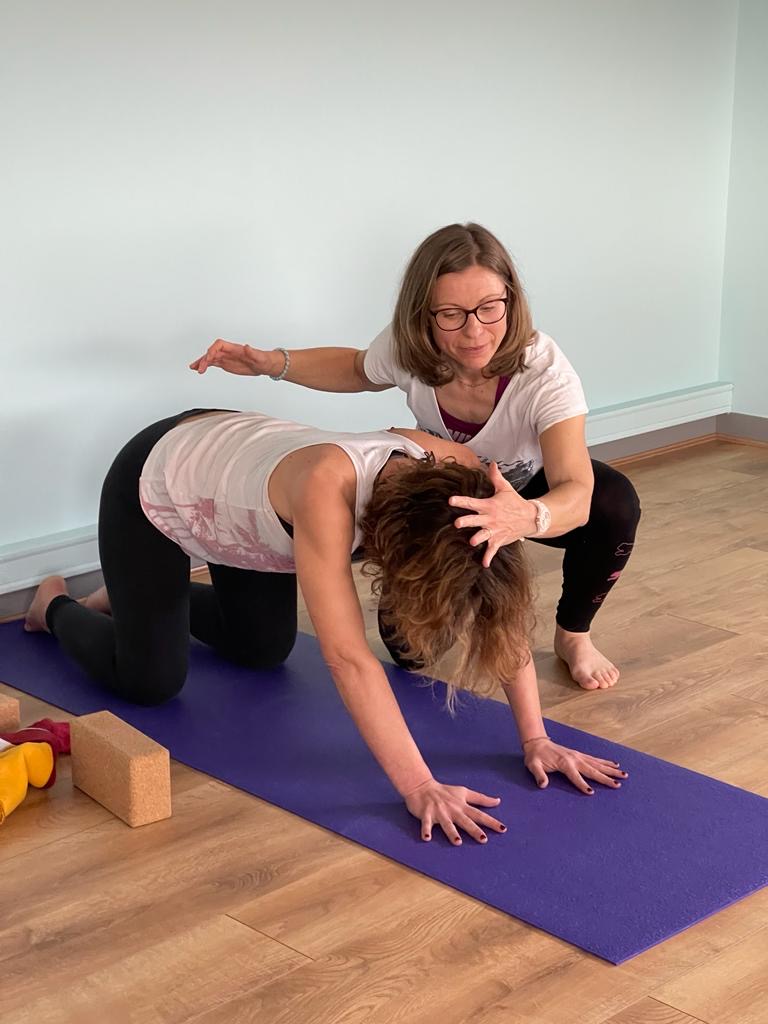 Cours de hatha yoga pour l'office de tourisme d'Andernos